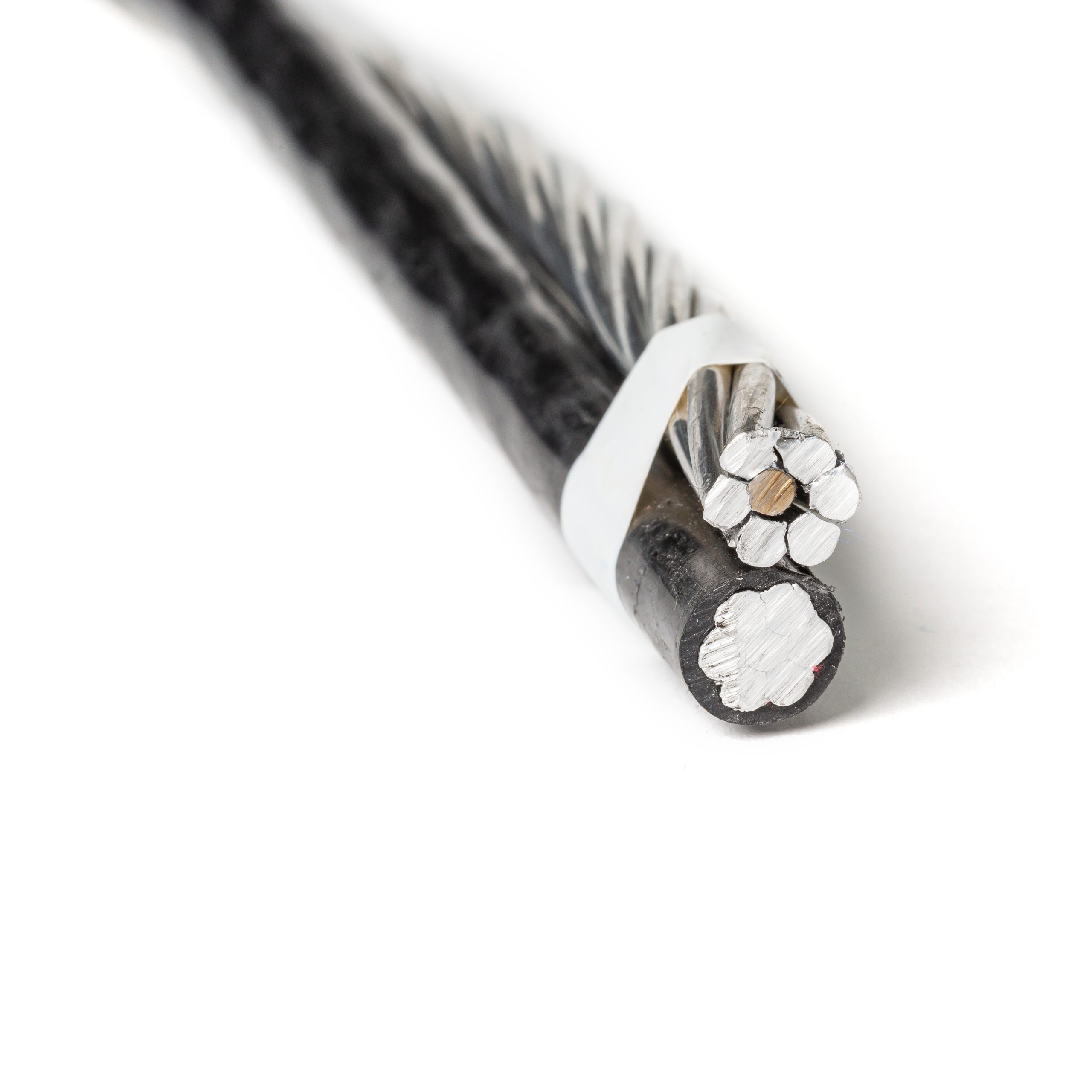 Duplex overhead aluminum cable