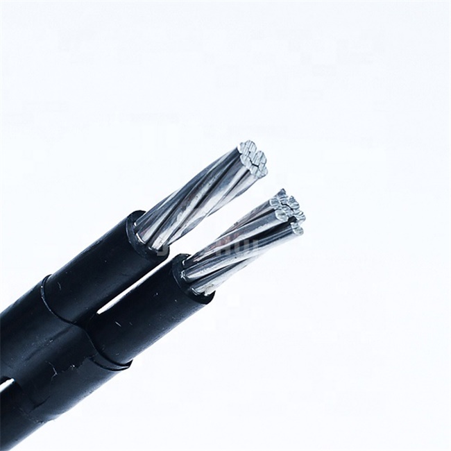 Duplex overhead aluminum cable