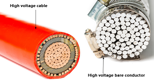 high voltage cables