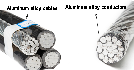 Aluminum alloy cables